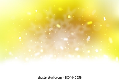 Vector layout with bright snowflakes. Glitter abstract illustration with crystals of ice. New year design for your business advert.
