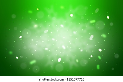 Vector layout with bright snowflakes. Glitter abstract illustration with crystals of ice. The pattern can be used for new year leaflets.