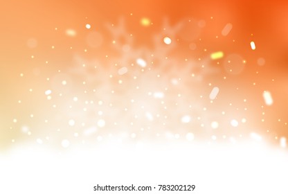 Vector layout with bright snowflakes. Glitter abstract illustration with crystals of ice. The pattern can be used for year new  websites.