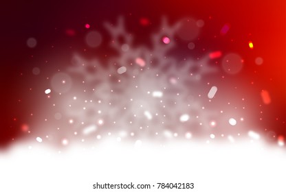 Vector layout with bright snowflakes. Glitter abstract illustration with crystals of ice. The pattern can be used for year new  websites.