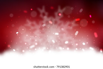 Vector layout with bright snowflakes. Glitter abstract illustration with crystals of ice. The pattern can be used for year new  websites.