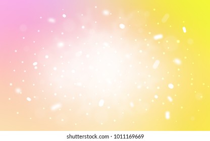 Vector layout with bright snowflakes. Modern geometrical abstract illustration with crystals of ice. The template can be used as a new year background.
