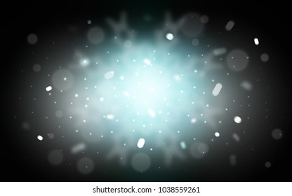 Vector layout with bright snowflakes. Modern geometrical abstract illustration with crystals of ice. New year design for your business advert.