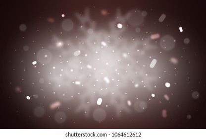 Vector layout with bright snowflakes. Modern geometrical abstract illustration with crystals of ice. The pattern can be used for new year ad, booklets.