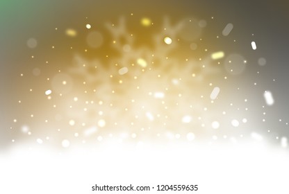 Vector layout with bright snowflakes. Modern geometrical abstract illustration with crystals of ice. The pattern can be used for new year leaflets.