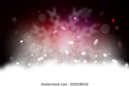 Vector layout with bright snowflakes. Shining colored illustration with snow in christmas style. The pattern can be used for year new  websites.