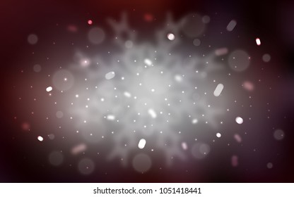 Vector layout with bright snowflakes. Shining colored illustration with snow in christmas style. The pattern can be used for new year leaflets.