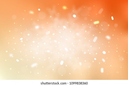 Vector layout with bright snowflakes. Shining colored illustration with snow in christmas style. New year design for your business advert.