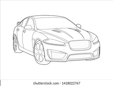 47 British Car Jaguar Stock Vectors, Images & Vector Art | Shutterstock