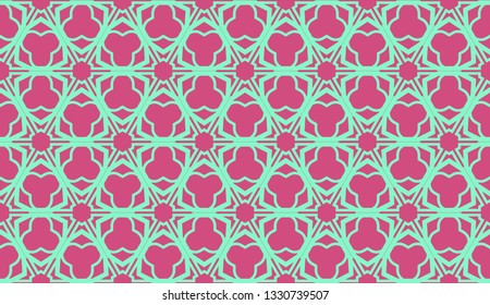 Vector layout with curved line, illusion triangles. Abstract hipster pattern. For your wallpaper, advert, banner, poster. Cherry color.