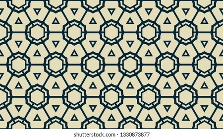 Vector layout with curved line, illusion triangles. Abstract hipster pattern. For your wallpaper, advert, banner, poster. mixed green color. seamless