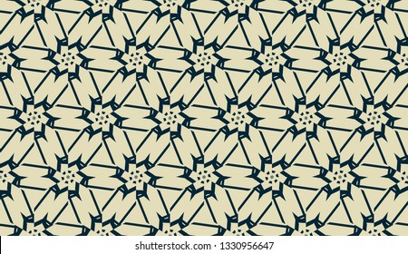Vector layout with curved line, illusion triangles. Abstract hipster pattern. For your wallpaper, advert, banner, poster. mixed green color. seamless