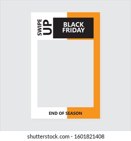 Vector Layout. Design Backgrounds for Social Media Stories. Stories Frame Templates. Mockup for Social Media Stories. Black Friday.
