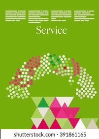 Vector Layout Design Template for Brochure / Web Page / Screen