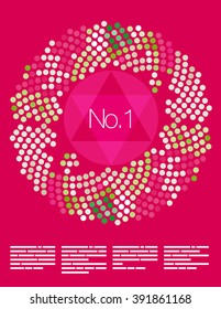 Vector Layout Design Template for Brochure / Web Page / Screen