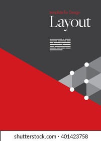 Vector Layout Design Template for Brochure / Web Page / Screen