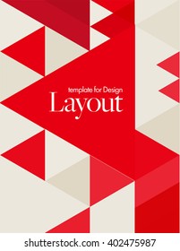 Vector Layout Design Template for Brochure / Web Page / Screen