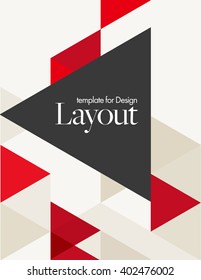 Vector Layout Design Template for Brochure / Web Page / Screen
