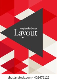 Vector Layout Design Template for Brochure / Web Page / Screen