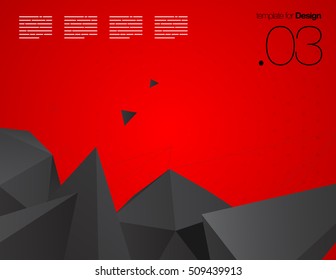 Vector Layout Design Template for Brochure / Web Page / Screen
