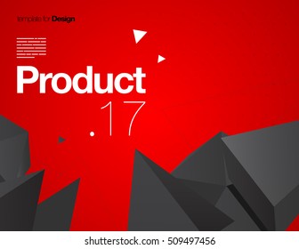 Vector Layout Design Template for Brochure / Web Page / Screen