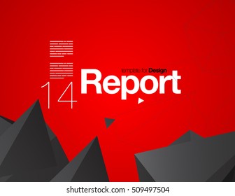 Vector Layout Design Template for Brochure / Web Page / Screen