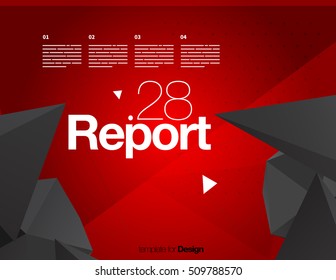 Vector Layout Design Template for Brochure / Web Page / Screen