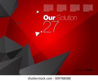 Vector Layout Design Template for Brochure / Web Page / Screen