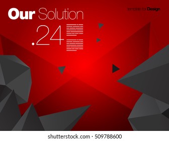 Vector Layout Design Template for Brochure / Web Page / Screen