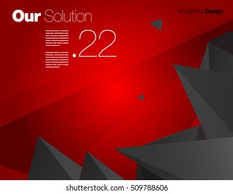Vector Layout Design Template for Brochure / Web Page / Screen
