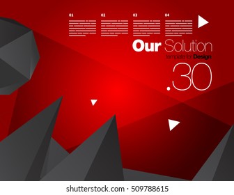 Vector Layout Design Template for Brochure / Web Page / Screen
