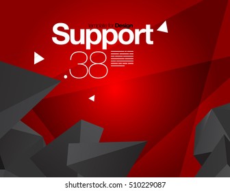 Vector Layout Design Template for Brochure / Web Page / Screen
