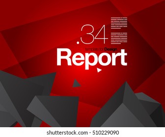 Vector Layout Design Template for Brochure / Web Page / Screen
