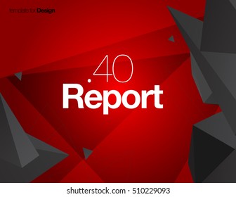 Vector Layout Design Template for Brochure / Web Page / Screen
