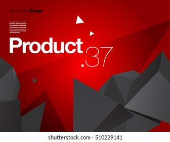 Vector Layout Design Template for Brochure / Web Page / Screen
