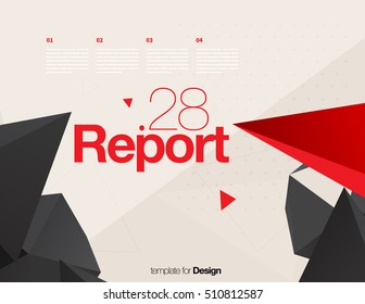Vector Layout Design Template for Brochure / Web Page / Screen