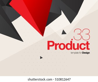 Vector Layout Design Template for Brochure / Web Page / Screen