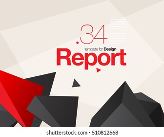 Vector Layout Design Template for Brochure / Web Page / Screen