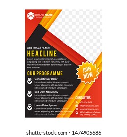 Vector layout design template for extrem sport event, tournament or championship and other sport event.  power lifting. Fitness Center Flyer & Poster Cover. Space for photo collage. 