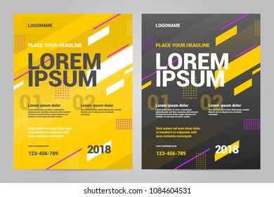 Vector layout design template for sport event.