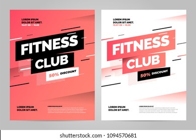 Vector layout design template for sport event.