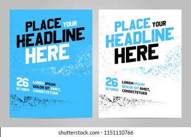 Vector layout design template for sport event, tournament or championship.