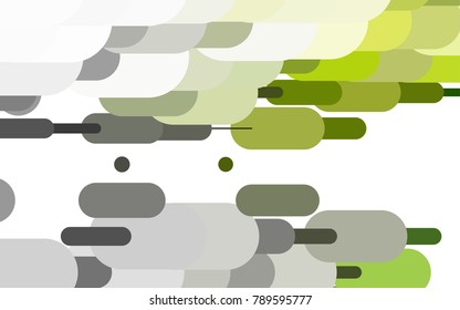 Vector layout with flat lines. Shining colored illustration with rounded stripes. The template can be used as a background.