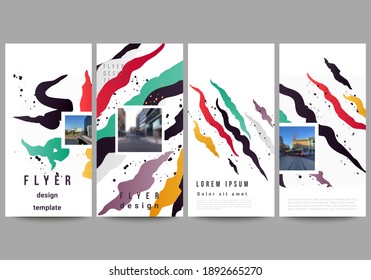 Vector layout of flyer, banner design templates for website advertising design, vertical flyer design, website decoration backgrounds, agency, corporate, business, portfolio, pitch deck, startup.