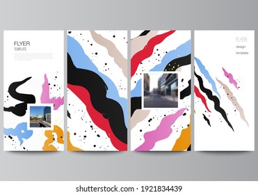 Vector layout of flyer, banner design templates for website advertising design, vertical flyer design, website decoration backgrounds, agency, corporate, business, portfolio, pitch deck, startup.
