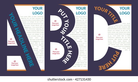 Vector layout infographics template for business or non-profit organization
