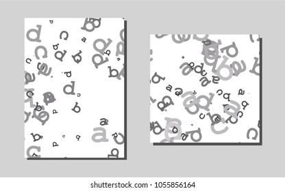 vector layout for Leaflets. Beautiful colored sample in A4 size. New design for a poster, banner of your website.