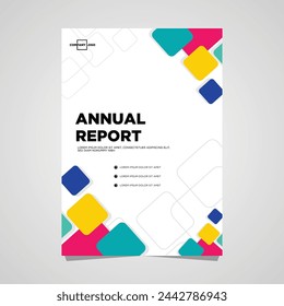 Vector layout modern design, annual repot cover, template portofolio design, business cover design, a4