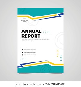 Vector layout modern design, annual repot cover, template portofolio design, business cover design, a4