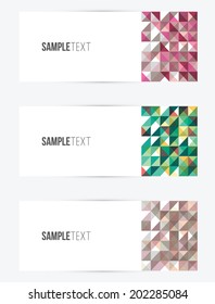 Vector layout with a pixel art style